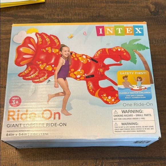 Giant Lobster Ride-On - Red - Picture 1 of 6